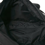 Nylon Retro Patch Convertible Belt Bag Black