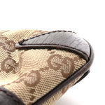 Monogram Horsebit Clutch Dark Brown
