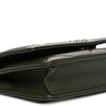 Lambskin Quilted Chanel 19 Wallet On Chain WOC Dark Green