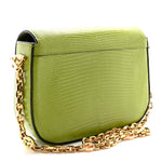 Lizard Mini Horsebit 1955 Shoulder Bag Green