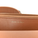 Lambskin Quilted Chanel 19 Wallet On Chain WOC Brown