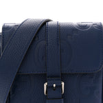 Piuma Calfskin Jumbo GG Embossed Small Messenger Bag Royale