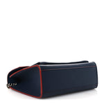 Soft Calfskin Mylockme Chain Bag BB Marine Rouge