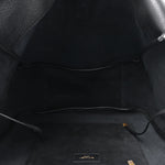 Grained Deerskin Bea Tote Black