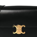 Shiny Calfskin Medium Triomphe Black