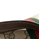 GG Supreme Monogram Web Small Ophidia Shoulder Bag Brown