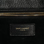 Grained Deerskin Bea Tote Black