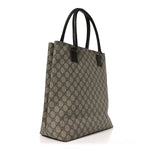 GG Plus Monogram Small Vertical Tote Dark Brown