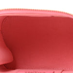 Lambskin Quilted Trendy Mini Vanity Case With Chain Pale Pink