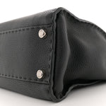 Cuoio Romano Selleria Bi-Color Medium Peekaboo Iconic Satchel Black Mou