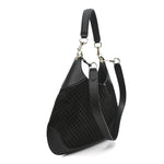 Suede Micro GG Calfskin B Medium Shoulder Bag  Arabella Black