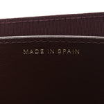 Caviar Quilted Flap Card Holder On Chain Black
