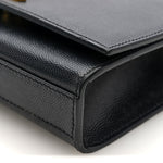 Grain De Poudre Small Monogram Kate Satchel Black