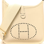 Taurillon Clemence Evelyne 23 Poche III Cream