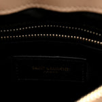 Calfskin Y Quilted Monogram Medium Loulou Chain Satchel Dark Beige