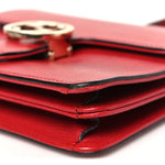 Dollar Calfskin Small Interlocking G Shoulder Bag Red