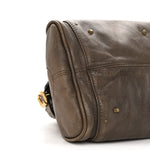 Calfskin Medium Paddington Satchel Chocolate