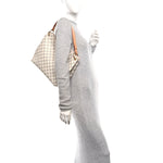 Damier Azur Graceful PM Rose Ballerine