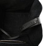 Crocodile Embossed Calfskin Medium Phantom Luggage Black