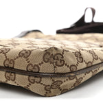 Monogram Flat Messenger Bag Dark Brown