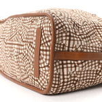 Visetos Large Liz Reversible Shopper Tote Cognac