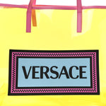 Vinyl Calfskin 90s Logo Tote Yellow