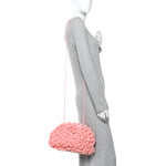 Chenille The Mini Pouch Pink