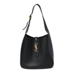 Smooth Calfskin Small Le 5 A 7 Soft Hobo Black