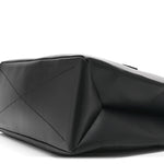 Calfskin Shopper Tote MM Black