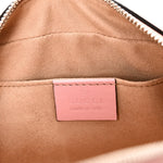 Calfskin Matelasse Small GG Marmont Chain Shoulder Bag Wild Rose