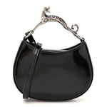 Lambskin Mini Cat Hobo Black