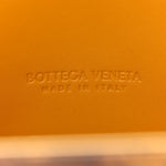 Spazzolato Calfskin Chain Clutch Gold Marble