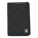 Caviar Quilted Agenda Cover Black