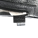 Piuma Calfskin Jumbo GG Embossed Small Belt Bag Black
