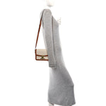 Textile Natural Calfskin Teen Triomphe White Tan