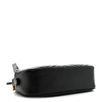 Calfskin Matelasse Small GG Marmont Chain Shoulder Bag Black