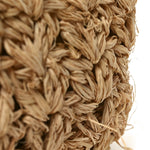 Straw Raffia Tote Natural Pink