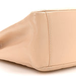 Caviar Quilted Grand Shopping Tote GST Beige Clair