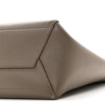 Soft Grained Calfskin Sangle Bucket Bag Taupe