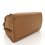Matte Grained Calfskin Soft Margaux 17 Dark Taupe