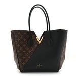 Calfskin Monogram Kimono Tote  Black