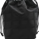 Nylon Travel Drawstring Bag Black