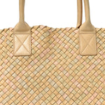 Nappa Intrecciato Small Cabat Colonial Lotus Aurora