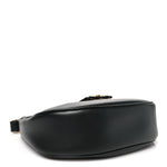 Smooth Calfskin Medium Strap Ava Triomphe Shoulder Bag Black