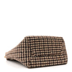 Tweed Small Sangle Bucket Bag Beige