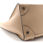 Drummed Calfskin Mini Luggage Dune