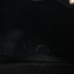 Shiny Aged Calfskin Quilted Mini Nano Kelly Shopper Black