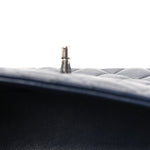 Caviar Quilted Mini Square Flap Navy