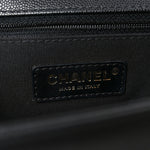 Caviar Quilted New Medium Boy Flap Black
