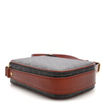 Canvas Smooth Calfskin Le Monogramme Crossbody Pouch Chestnut